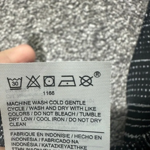 Athleta Arrival Maxi Dress Women XL Amara Stripe Black White Pockets Athleisure - Picture 14 of 14